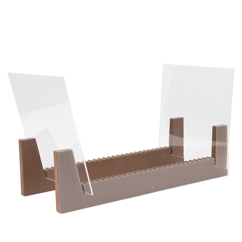 Vinyl Record Storage Holder Wooden Acrylic Multifunctional Retro Vinyl Record