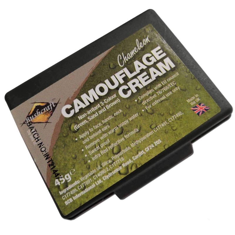BCB International Camouflage Cream 3 Colours Multi-Terrain NATO Approved Chameleon