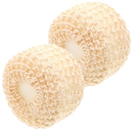 Baluue 2Pcs Convenient Body Scrubbers Comfortable Shower Balls for Bathing Durable Exfoliating Texture for Daily Deep Cleansing and Skin Care