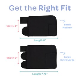 Labra Dog Front Leg Brace - Compression Wrap with Adjustable Straps - Dog Wrist Brace for Support - Leg Sleeve to Stop Licking - Aid in Wound Care and Recovery - Large/Extra Large