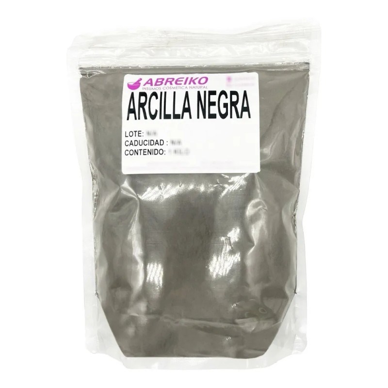 Arcilla Negra 1 Kilo Tipo de piel UNIVERSAL