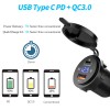 Universal 12V USB C Charger Port Fast Car Charger PD