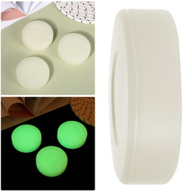 Street Hockey Glow in The Dark Puck Ice Hockey Pucks Floor Puck for Practicing and Training 3Pcs