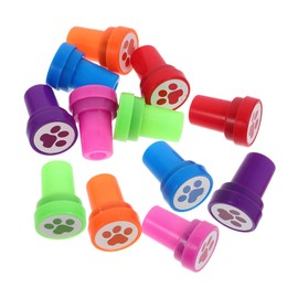 BESPORTBLE 12Pcs Cute Dog Paw Stampers for DIY Crafting Stamps for Scrapbooks Journals Educational Interactive for Imaginative Play Unique Design for Creative Fun