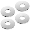 BRIOTA 4 pieces heating pipe rosette, stainless steel pipe cover,