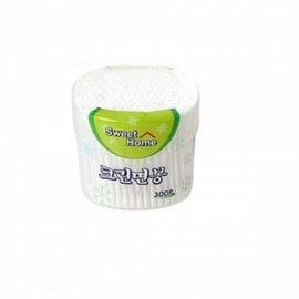 Hygienic Pure Cotton Beauty Swabs, 300 Count Disposable Cotton Swabs 2ea