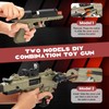 Spcozgil Two Modes Soft Bullet Toy Gun Shell Ejecting Rifle