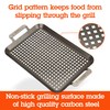 Camerons BBQ Grill Topper Grilling Pans (Set of 2)- Non-Stick