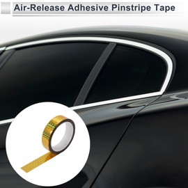 RATCHROLL 1 Roll Universal Air-Release Adhesive Pinstripe Tape Holographic Automotive Pinstriping Tape Gold Tone 0.98"x164.04ft