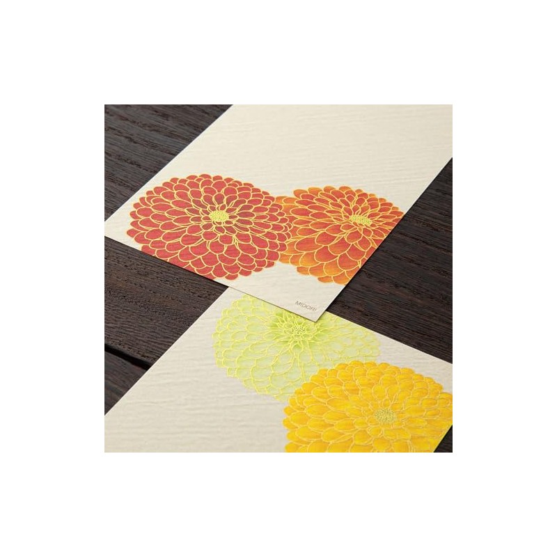 Midori 89594006 Autumn Letter Silk Pom Pom Chrysanthemum Pattern