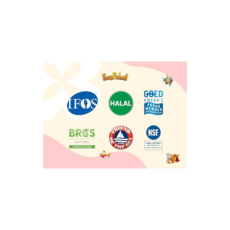 EasyFishoil Omega 3 Jelly for Children with D3 for 30