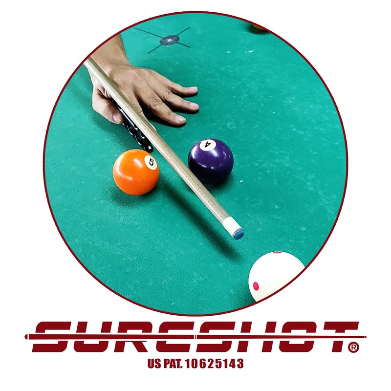 Sure Shot 3-Finger Billiard Mechanical Bridge for Billiards, Hand Held