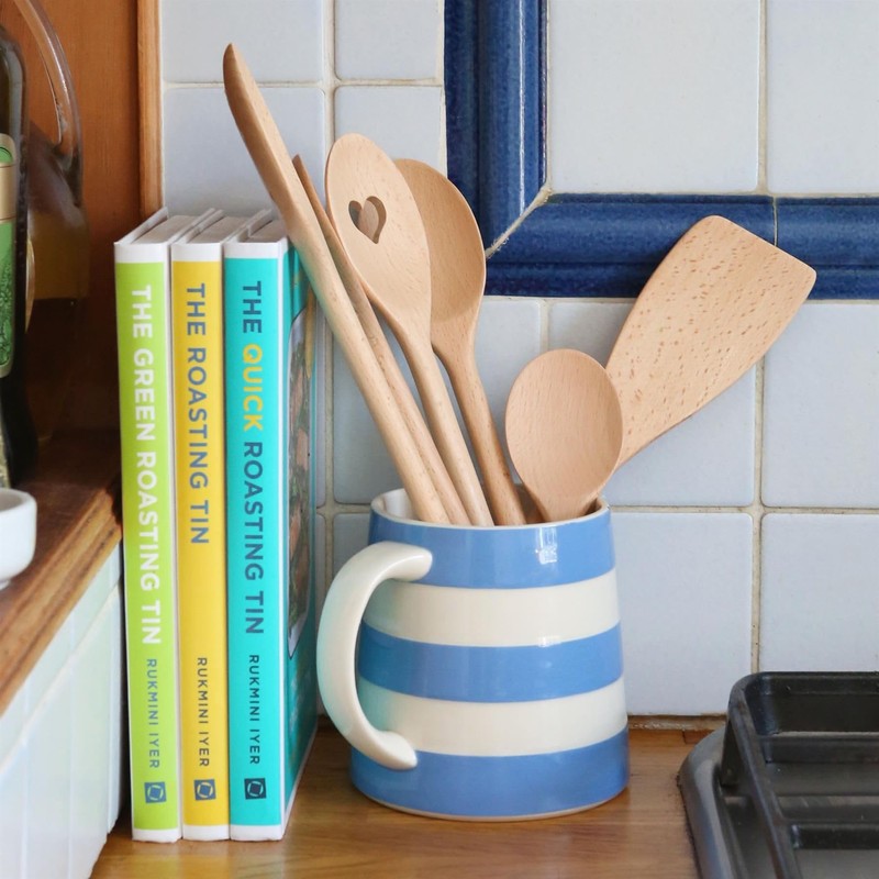 Argon Tableware Wooden Spatula - 30cm - Pack of 6