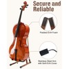 Musbeat Cello Stand, A-Frame Cello Stand with Bow Holder for