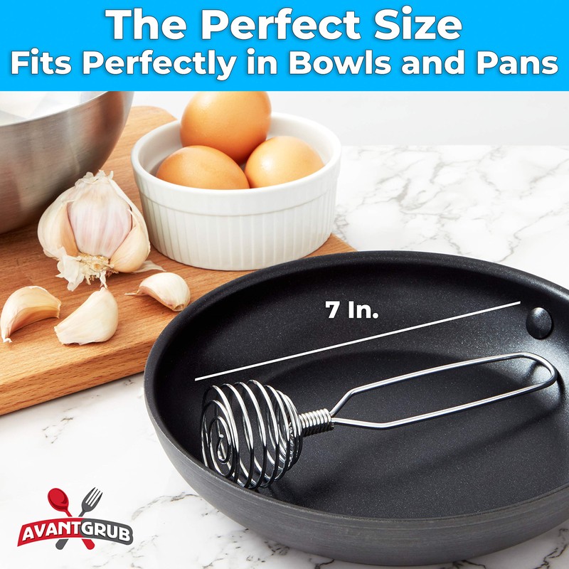 Chef Grade, Extra Strong 8 Inch French Coil Whisk 2