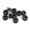 Suuonee Motorcycle Fairing Discs 10 Pieces ABS Black Motorcycle Rubber