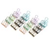 Hollow Binder Clips, Portable Firm Paper Dovetail Clip, for Office