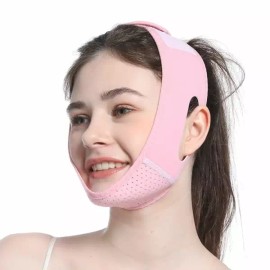 AcroPartners 얼굴 밴드 마시지 피부관리 이중턱 V관리 땡김이 jdk4+6PEl Face Band Massage Skin Care Double Chin V-Care Tightening jdk4+6PEl [Pink]