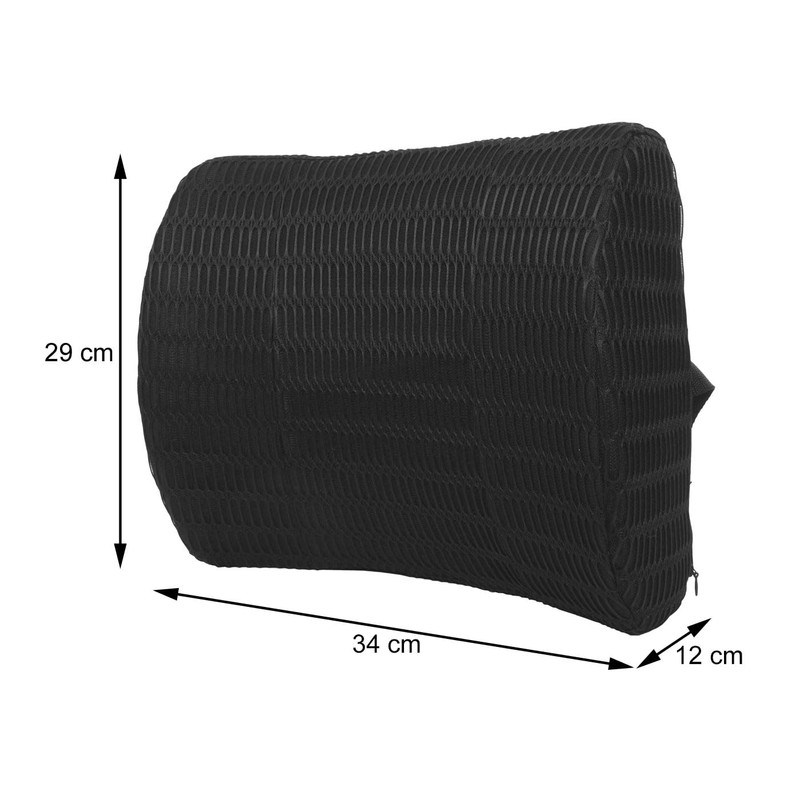 Mendler Lumbar Cushion HWC-N77, Back Cushion, Lumbar Support, Memory Foam