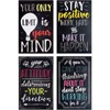 Juvale 20-Pack 13x19 in Motivational Classroom Posters - Chalkboard-Style Wall
