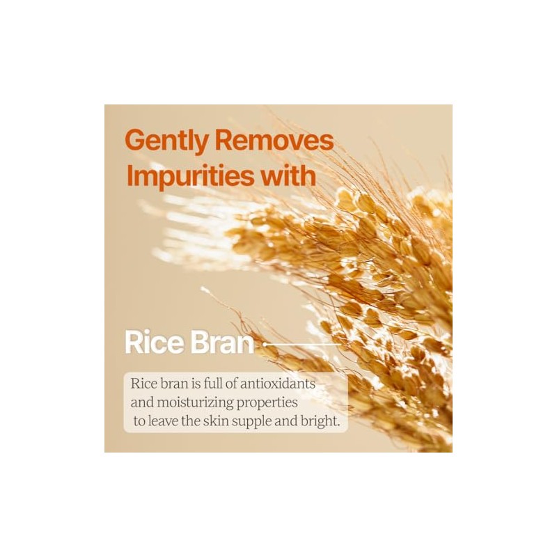 Tónico de salvado de arroz coreano para el rostro (tonifica,