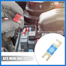 VekAuto 6pcs 60A AFS Mini ANL Fuse for Car Truck Motorcycle Boat Audio CDs Auto Accessories