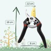 TEYZ secateurs, Titanium Bypass secateurs & Pruning Scissors, Garden secateurs,