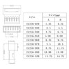 PENGLIN 460pcs MX 1.25mm Connector Kit 2/3/4/5/6/7/8/9/10 Pin Male and