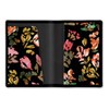Lady Jayne Hazy Florals Black Passport Cover (80884)