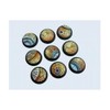 Micro Art Studio Round Wide Lip Arcane 30mm Bases (5)
