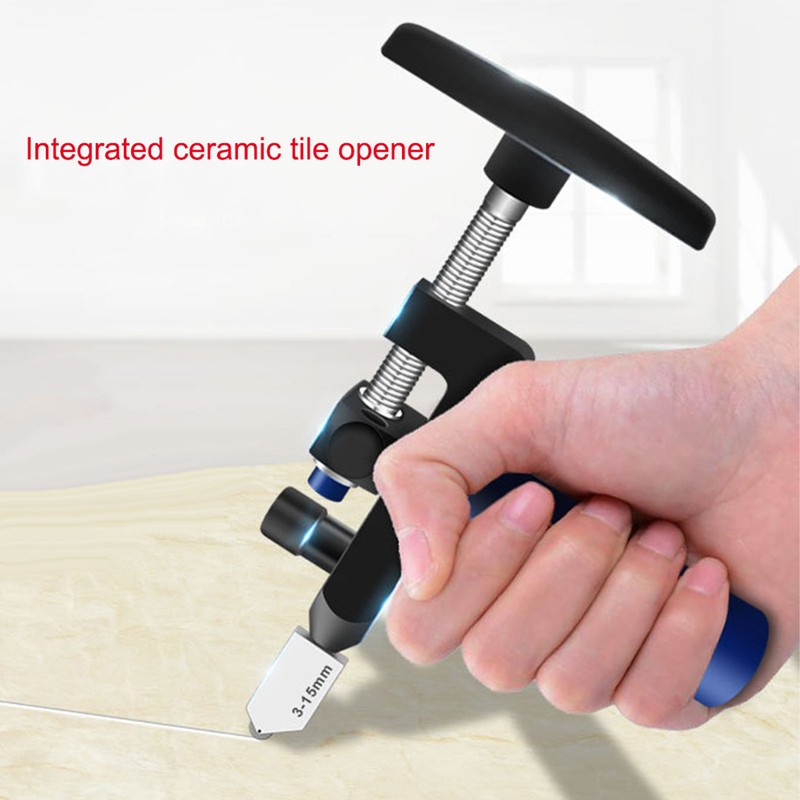 Glass Tile Cutter 2 in 1 Manual Cutting 3‑15mm Hand