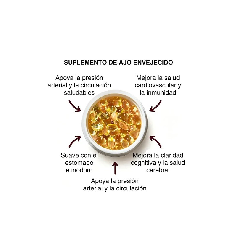 Capsulas-de-ajo Natural 300 Cápsulas Blandas-de-ajo