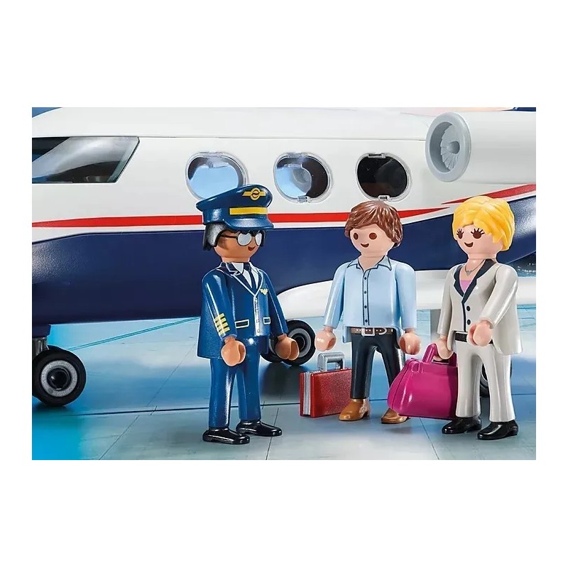 Figura Armable Playmobil City Life Private Jet 45 Piezas 3+