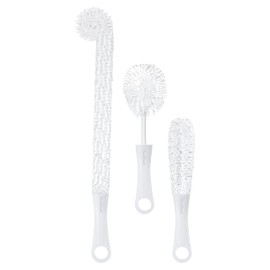 Final Touch 3 Piece Glassware Cleaning Brush Set (WBR6)