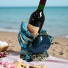 Juliahestia Modern Crab Wine Bottle Holder Countertop Coastal Beach Themed