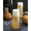 GroomBrideGifts Mr and Mrs Champagne Flutes Set of 2, Bride