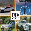Mind and Action Kayak Tie Down Straps,Quick Hood Loops Trunk