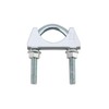 QWORK U-Bolt Muffler Tip Exhaust Hook, 1-1/2" OD 2Pcs Stainless