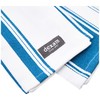 Dexam Love Colour Striped Tea Towel-Moroccan Blue, 71 x 46