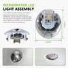2024 Upgrade LED Refrigerator Light Bulb & Cover Assembly for