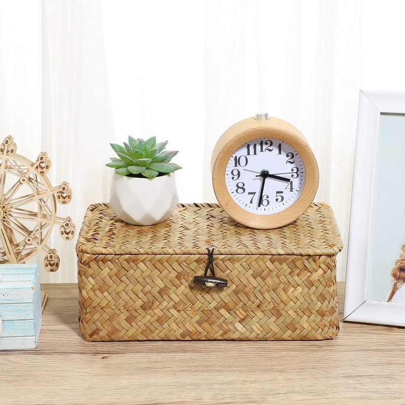 Tsudoku Seagrass Hand Woven Storage Box Storage Box Storage Basket