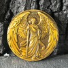The Archangel Saint Michael Challenge Coin for Christian Protection and