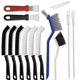 13 Pieces Cleaning Brush, Multifunctional Household Cleaning Brush, Gap Cleaning Brush, Hard Bristle Brush and Pipe Cleaning Brush for Bathroom, Kitchen, Window