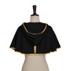 SFWXCOS Black Cloak Robe Cape Hooded Cloak with Headband for