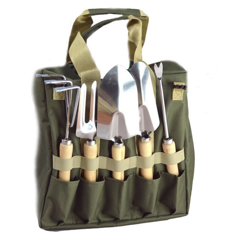 Bo-Toys 10-Piece Gardening Tool Set with Zippered Detachable Tote and
