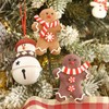 Gingerbread Christmas Tree Decorations, 12 Pieces Traditional Ginger Man Clay