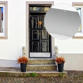 Kcgani 36 x 8 Inches Door Kick Plate, Aluminum Satin Kickplate for Interior and Exterior Doors, Door Kick Plates with Screws for Wood Metal Door Anti Scratch Protection, 1 Pcs