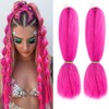 Pink Reddish Brown 30 Inch Braiding Hair Pre Stretched 400g/pack