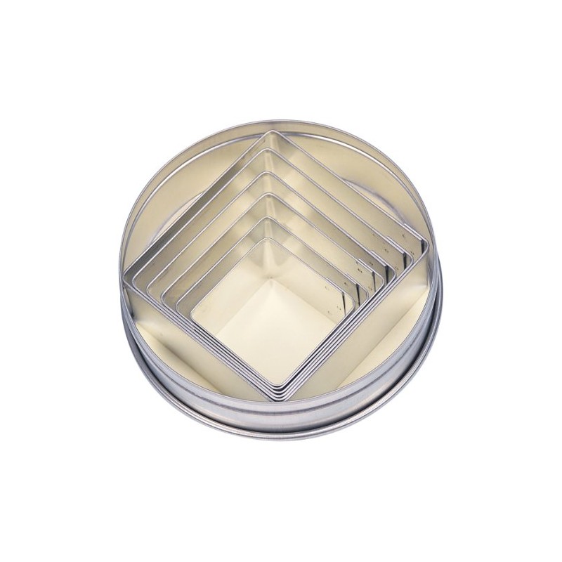 Städter 008090 Pastry Cutters in Storage Tin Square Pack of