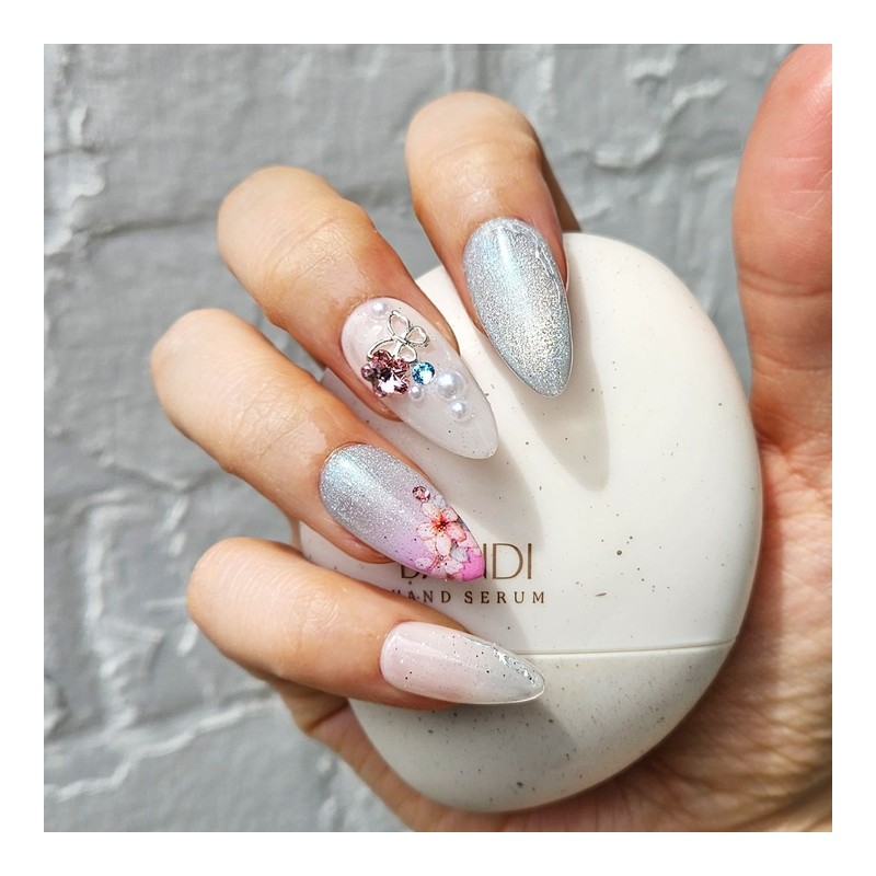 Blooming Handmade Nail Tips - Ballerina L / 블루밍 수제